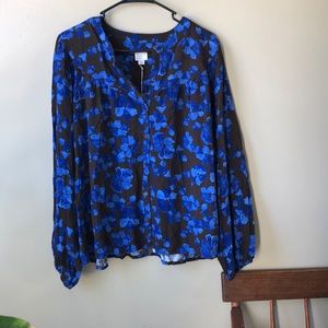 Large a new day floral top